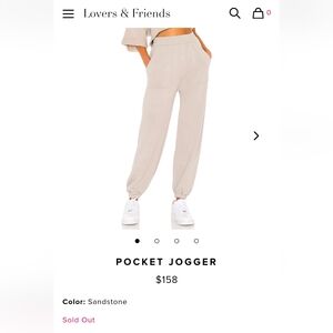 Lovers and Friends Pocket Joggers